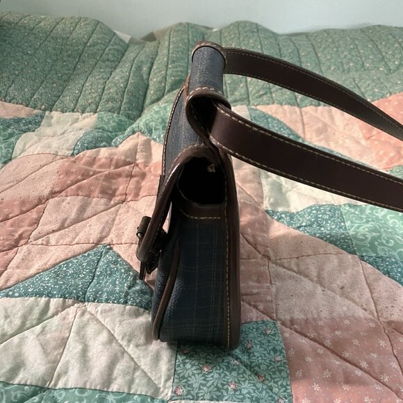 Vintage Esprit Mini Belt Bag Bum Bag Fanny Pack Crossbody Plaid 90s Grunge - Picture 3 of 13